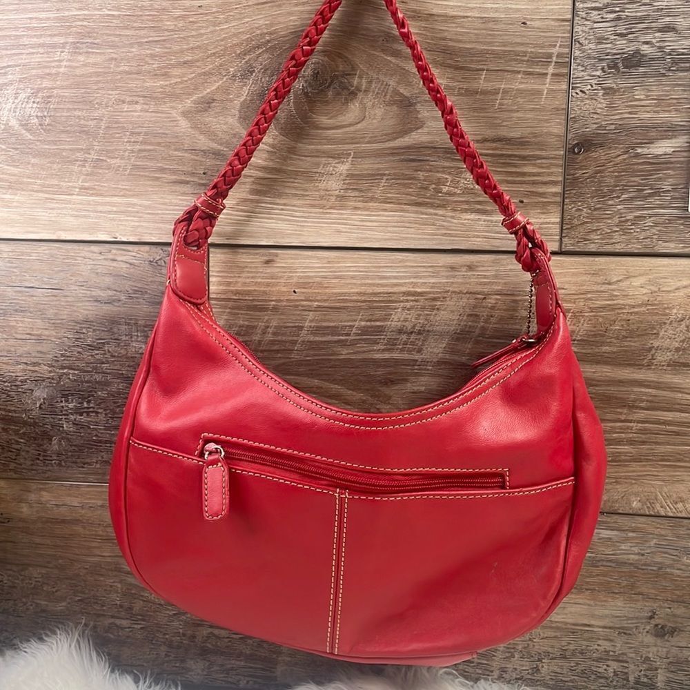 ACCESSORIES Genuine Leather Shoulder Satchel Bag Purse Braided Shoulder Strap